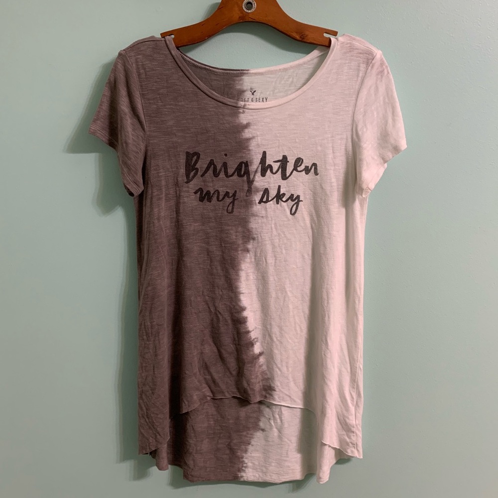 Hi-Low Slub Shirt